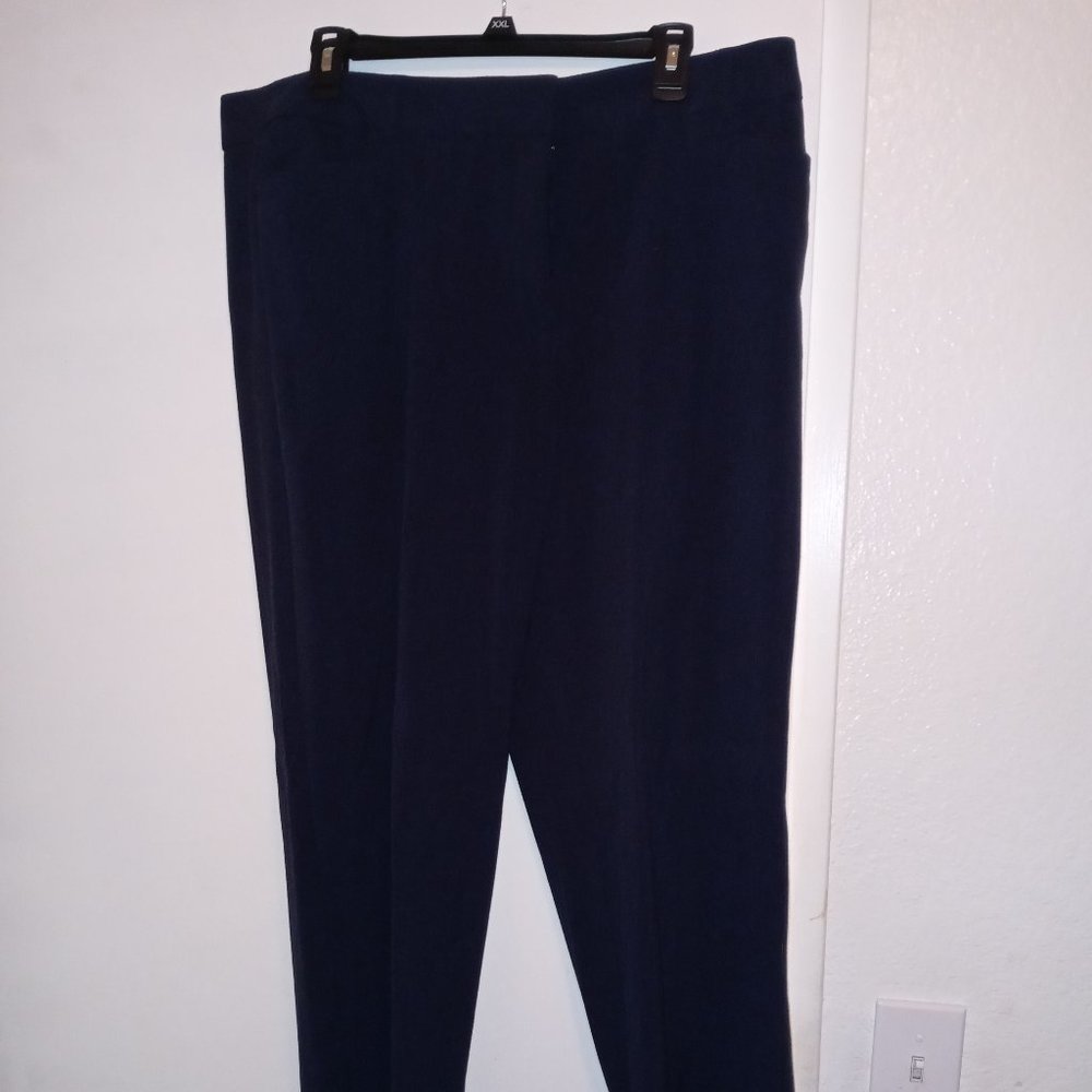 Counterparts Navy Blue Woman's Slacks Size 16